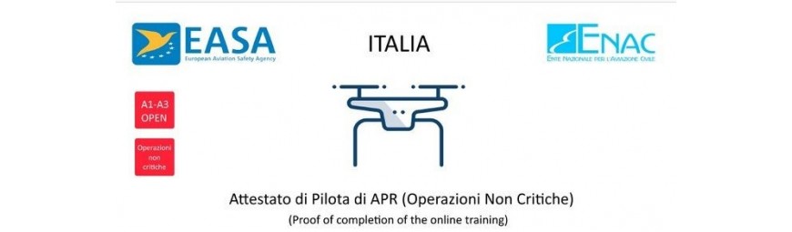 Patentino droni A1/A3