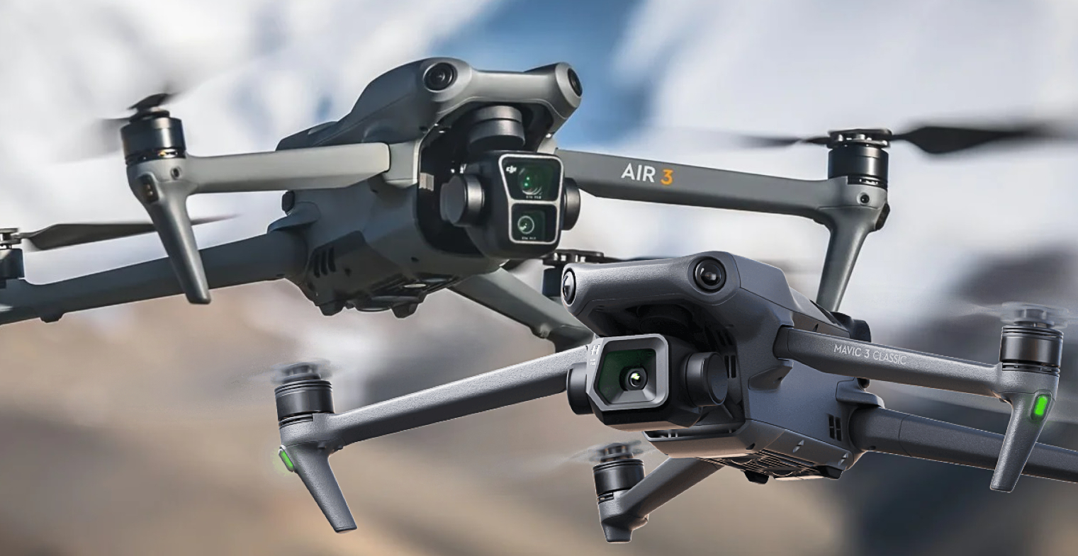 DJI Air 3 e Mavic 3 Classic: sono uguali?