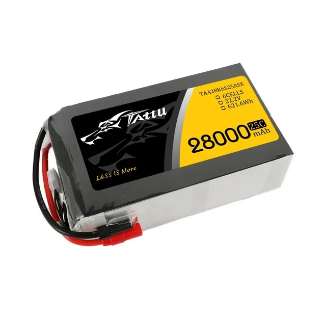 TATTU Lipo Battery - 28000mAh 22.2V 25C 6S1P