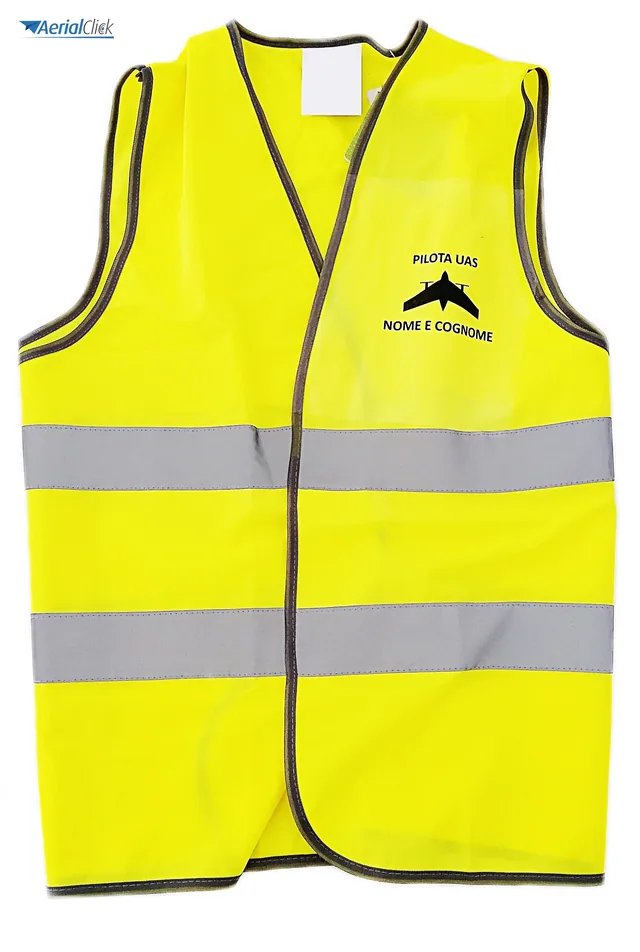 Giubbotto gilet Pilota di Droni personalizzabile