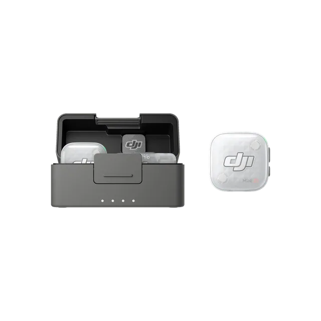 DJI Mic Mini 2S (2 TX + 1 RX mobile + Custodia di ricarica)