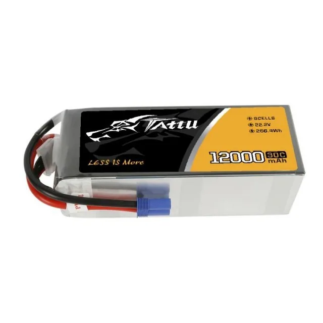 TATTU Lipo Battery - 12000mAh 14.8V 30C 4S1P